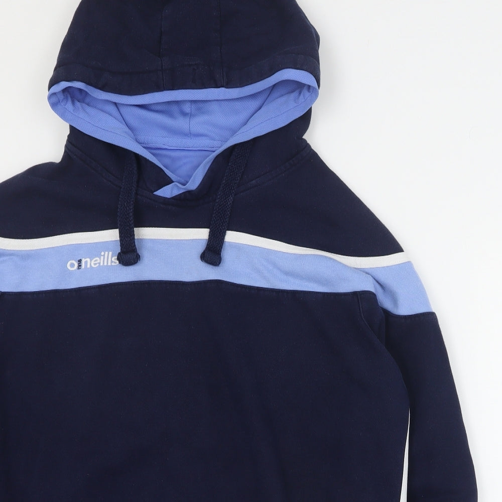O'Neills Mens Blue  Cotton Pullover Hoodie Size L