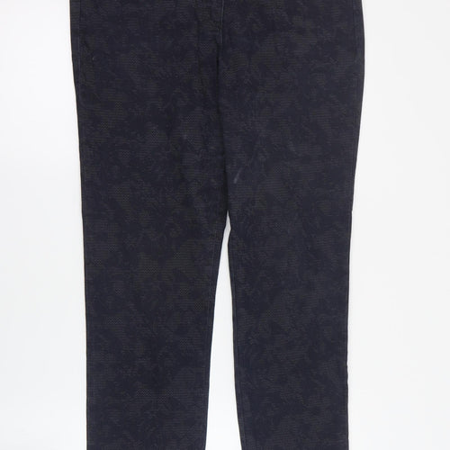 Raphaela Womens Blue  Cotton Skinny Jeans Size 12 L28 in Regular Zip