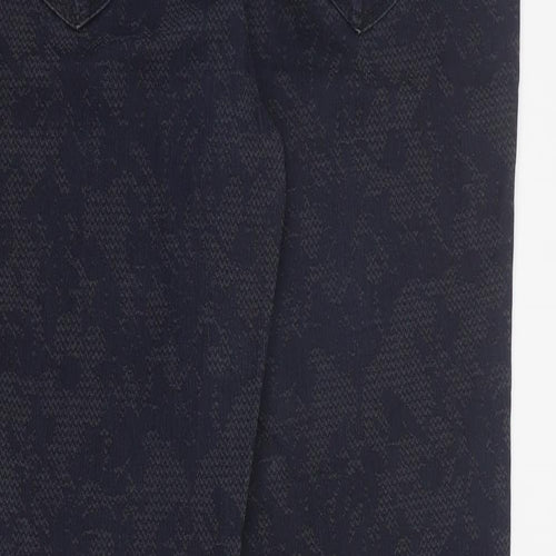 Raphaela Womens Blue  Cotton Skinny Jeans Size 12 L28 in Regular Zip
