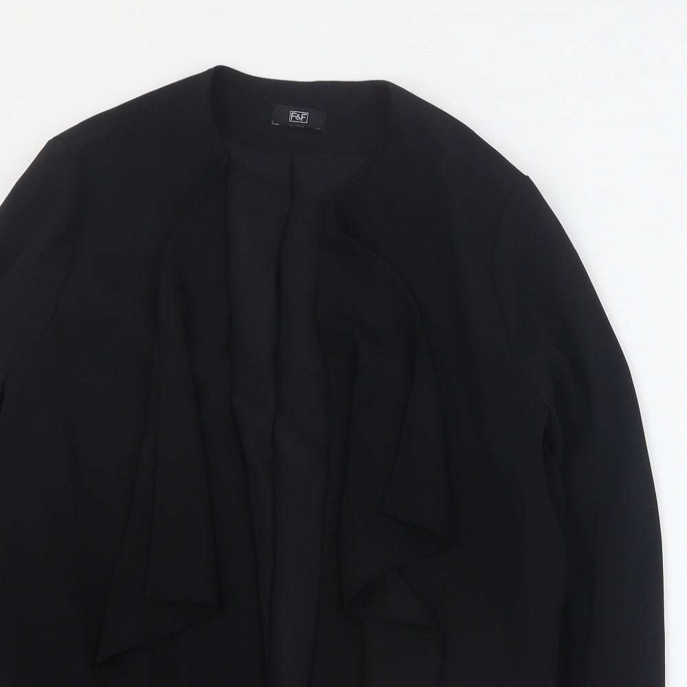 F&F Womens Black   Jacket Blazer Size 10