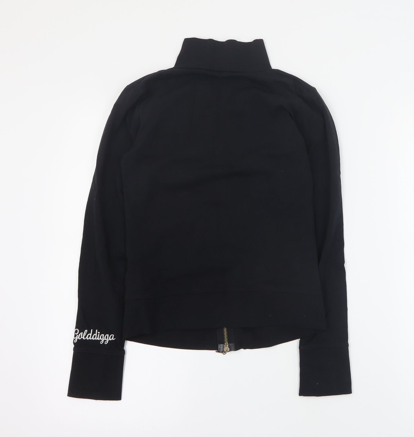 Goldigga Womens Black   Jacket  Size XS  Zip