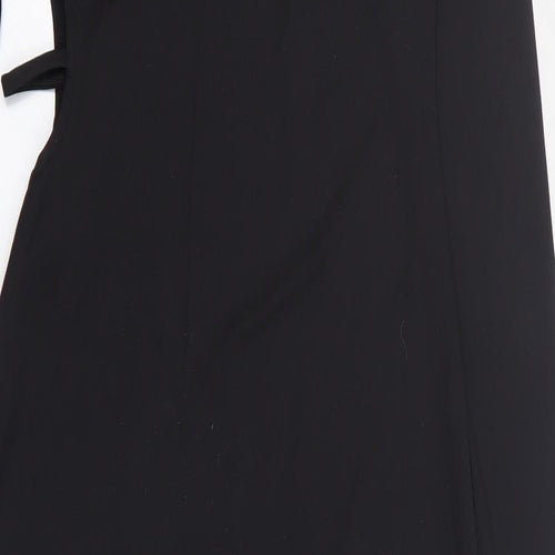 H&M Womens Black  Polyester Bodycon  Size M  Round Neck Pullover