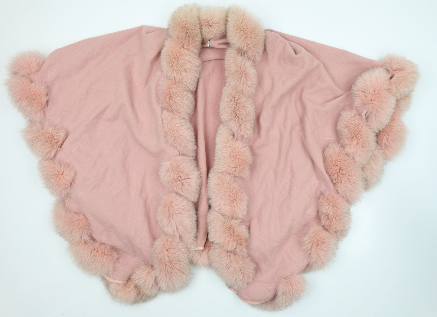Preworn Womens Pink   Overcoat Poncho One Size