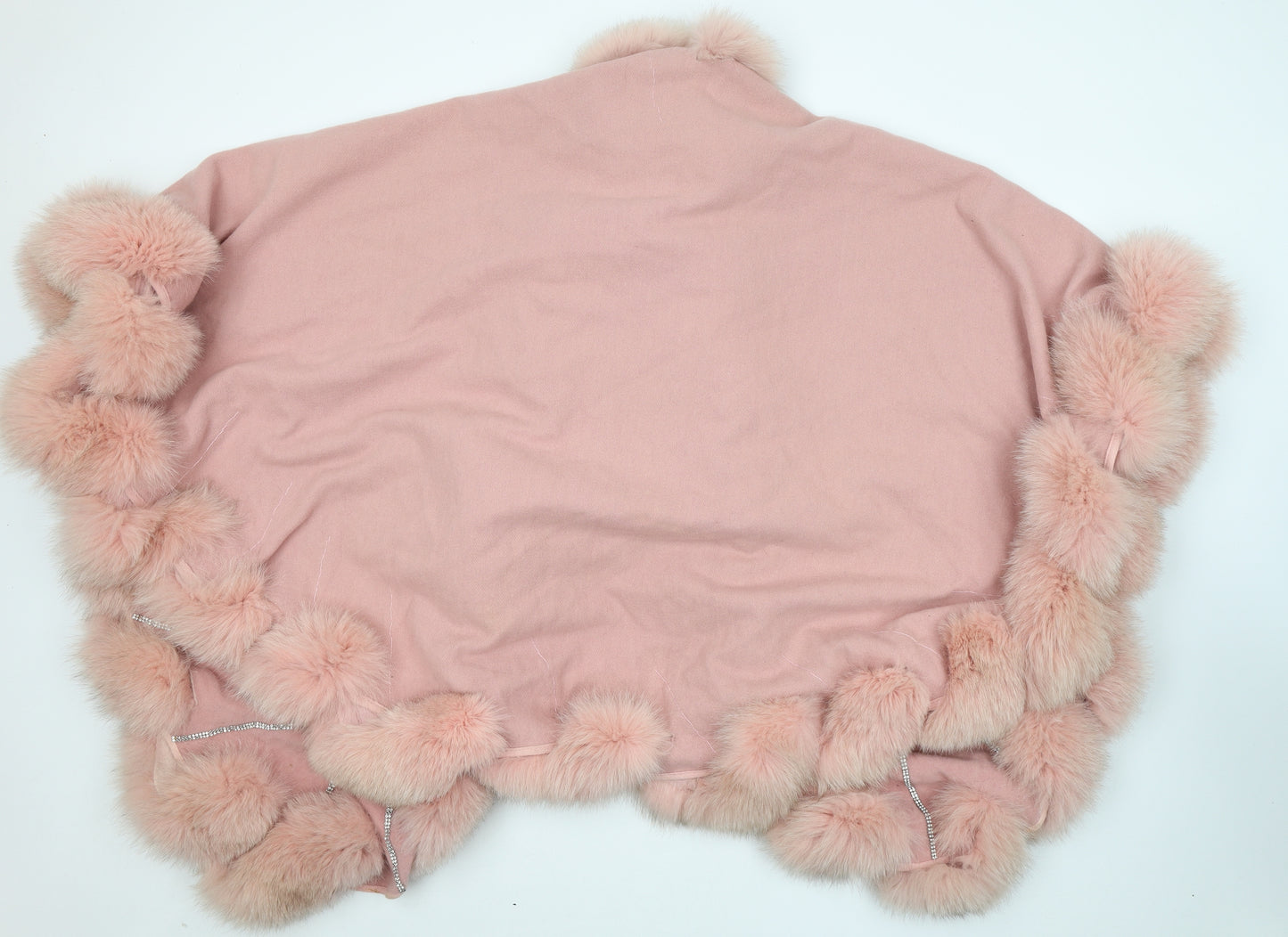 Preworn Womens Pink   Overcoat Poncho One Size