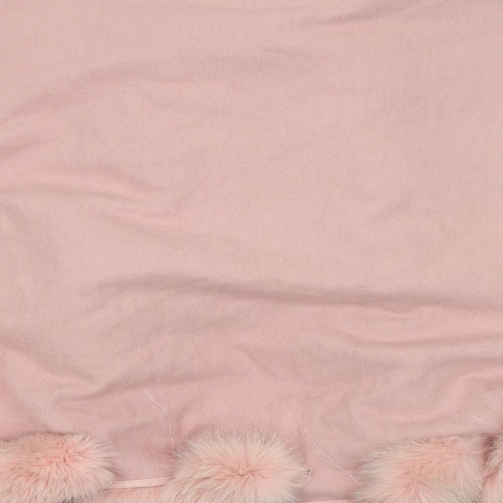 Preworn Womens Pink   Overcoat Poncho One Size