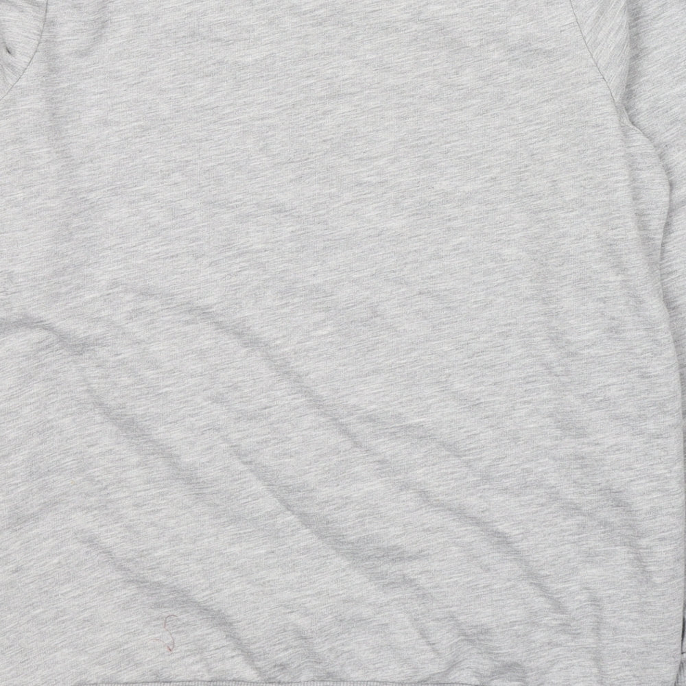Papaya Womens Grey  Polyester Pullover Sweatshirt Size 8  Pullover