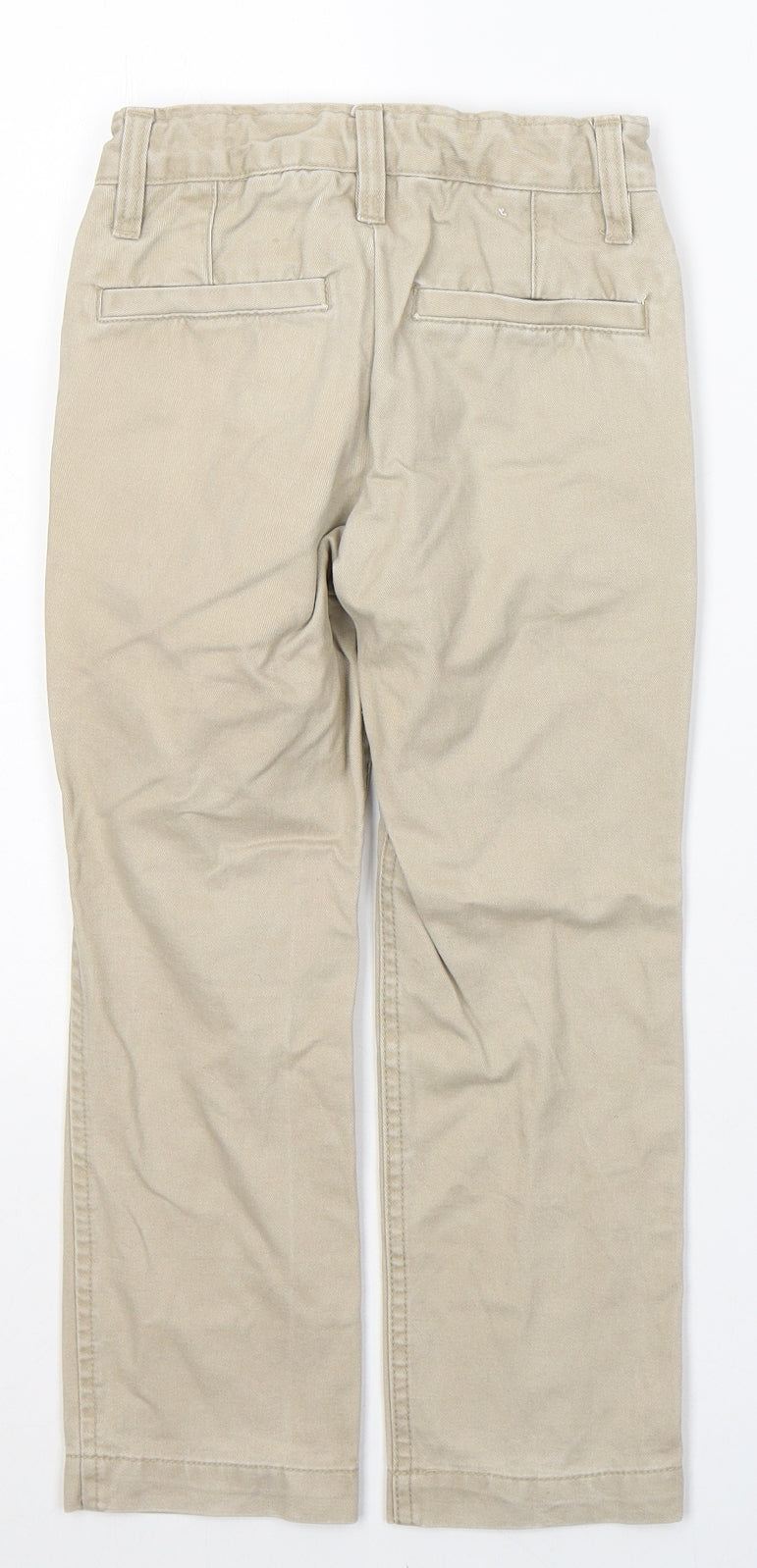 Gap Boys Beige  Cotton Chino Trousers Size 5 Years  Regular Button