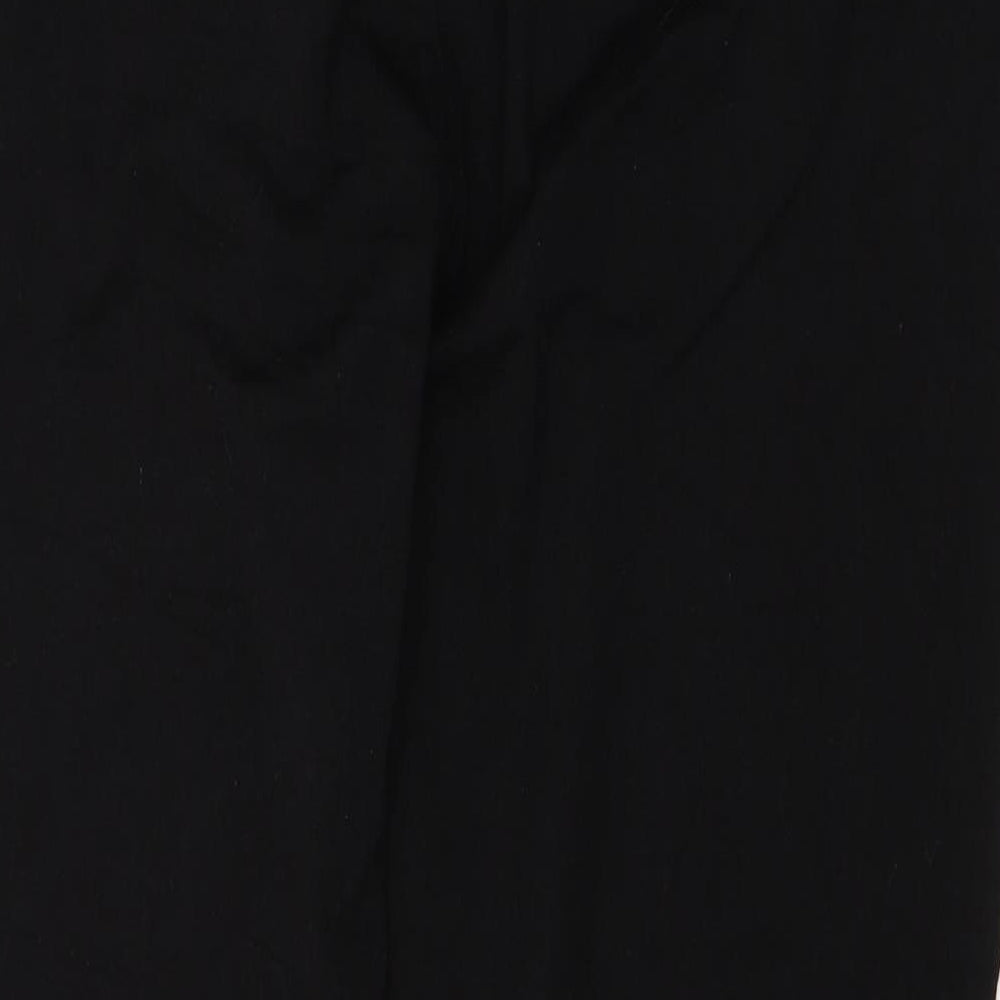 Simply Be Womens Black  Cotton Skinny Jeans Size 30 L28 in Regular Button