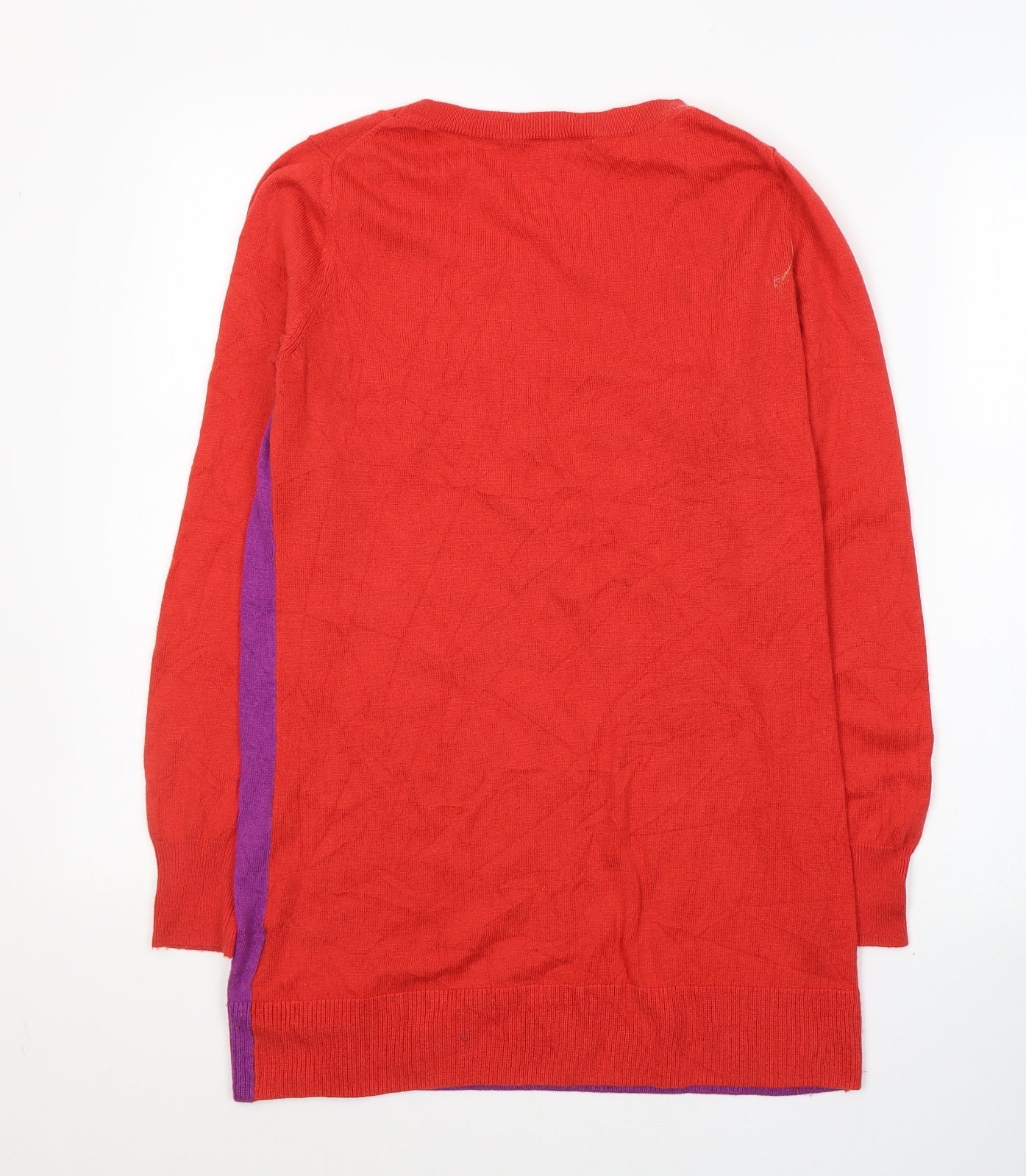 Gap Womens Purple Round Neck  Nylon Pullover Jumper Size M