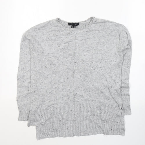 Atmosphere Womens Grey Round Neck  Acrylic Pullover Jumper Size 6