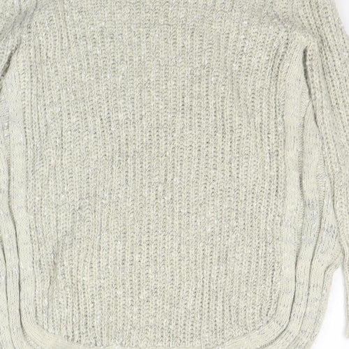 Stella Morgan Womens Ivory Round Neck  Acrylic Pullover Jumper Size 10
