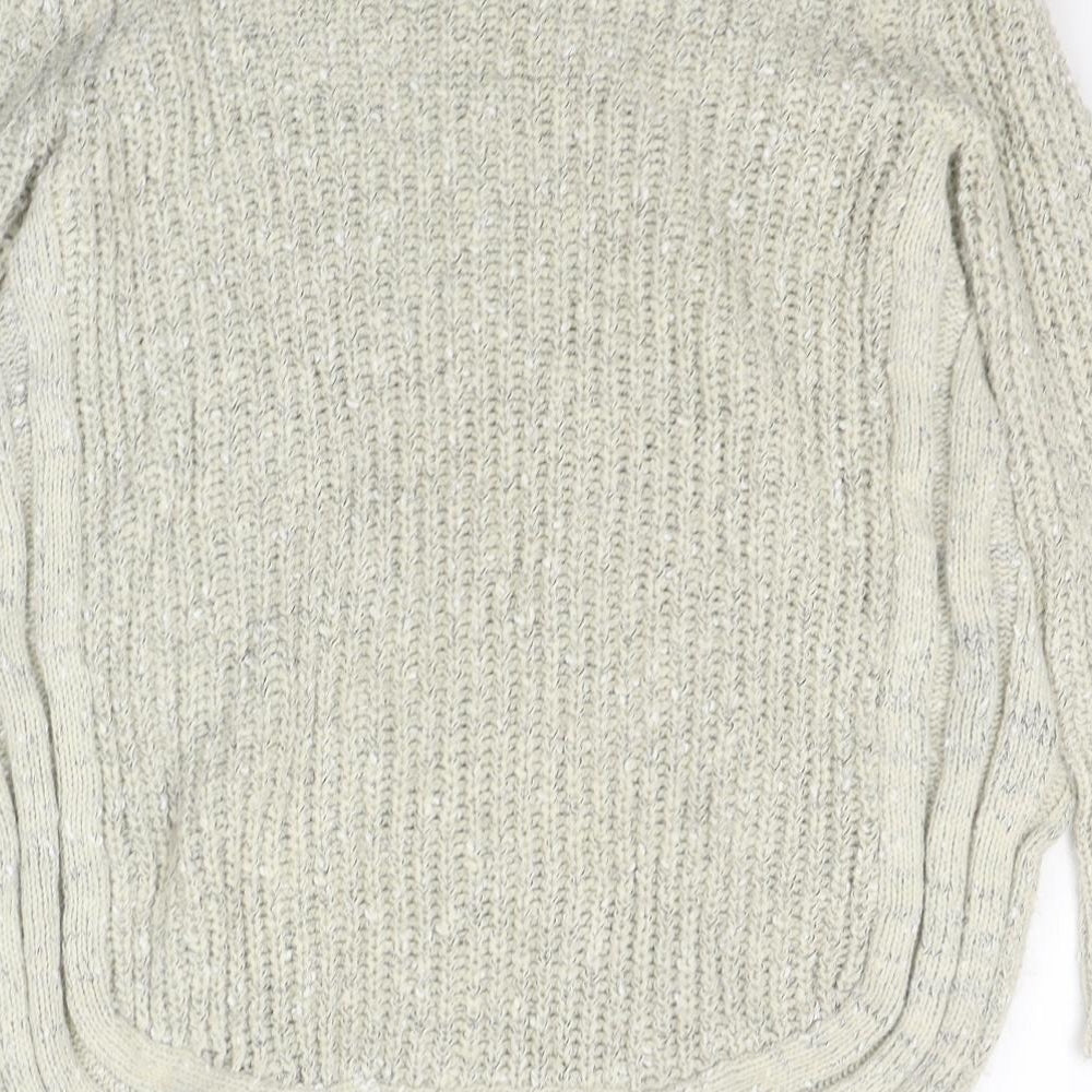 Stella Morgan Womens Ivory Round Neck  Acrylic Pullover Jumper Size 10