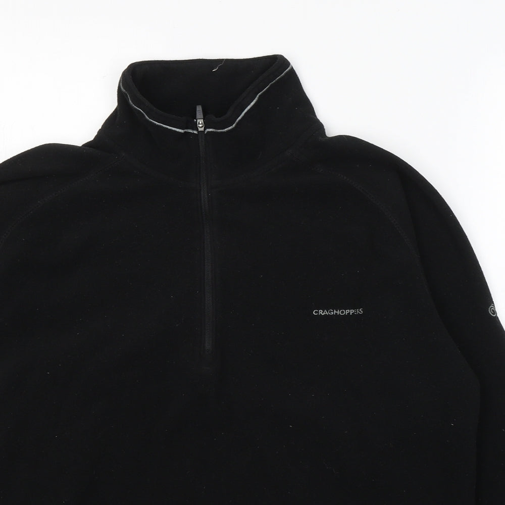 Craghoppers Mens Black  Polyester Pullover Sweatshirt Size S
