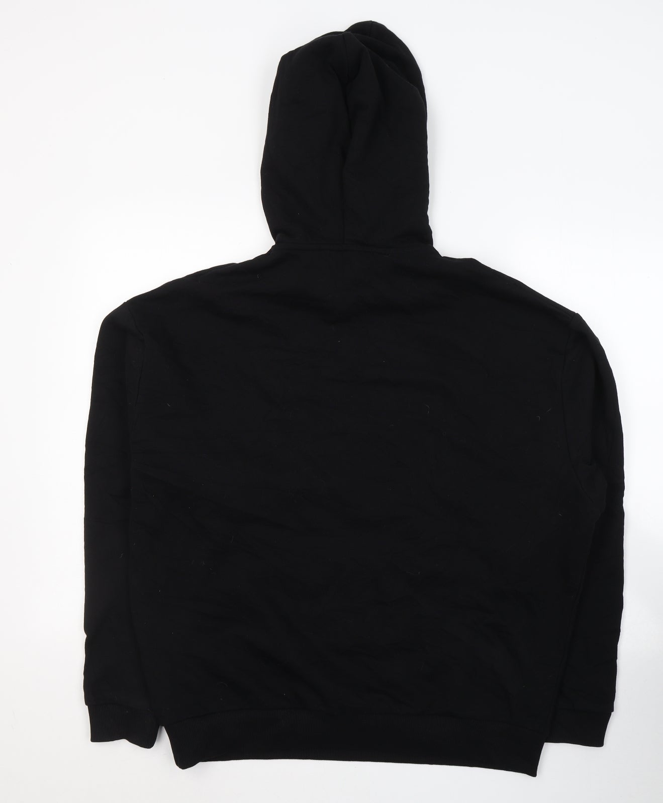 ASOS Womens Black  Cotton Pullover Hoodie Size L  Pullover