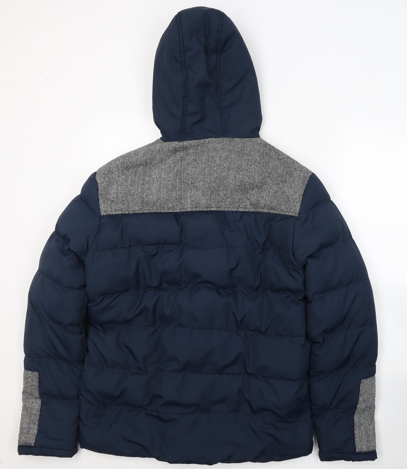 Scissor Hang Mens Blue   Puffer Jacket Coat Size M  Zip