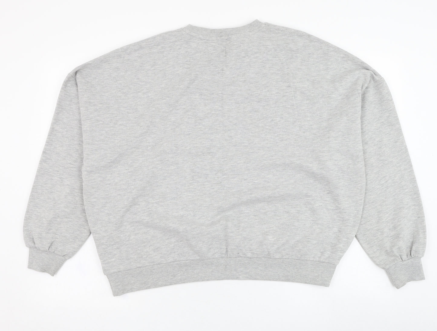 F&F Womens Grey  Cotton Pullover Sweatshirt Size 14  Pullover - Mickey Mouse, Christmas