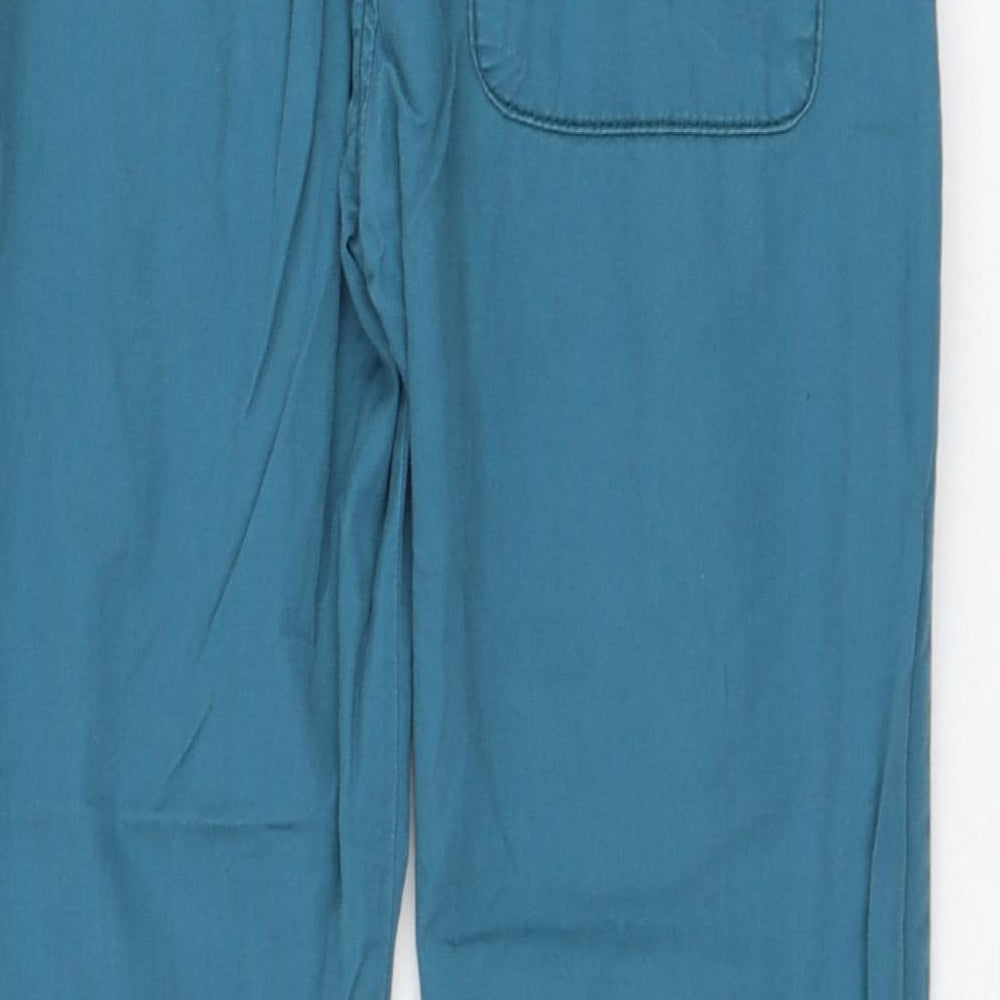 H&M Boys Green  Cotton Chino Trousers Size 8-9 Years  Regular Pullover