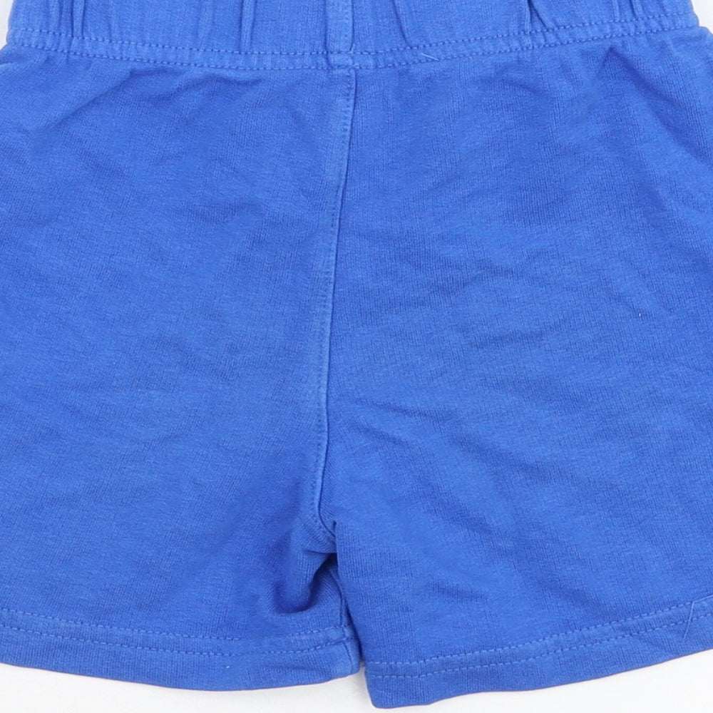 George Boys Blue  Cotton Sweat Shorts Size 2-3 Years  Regular