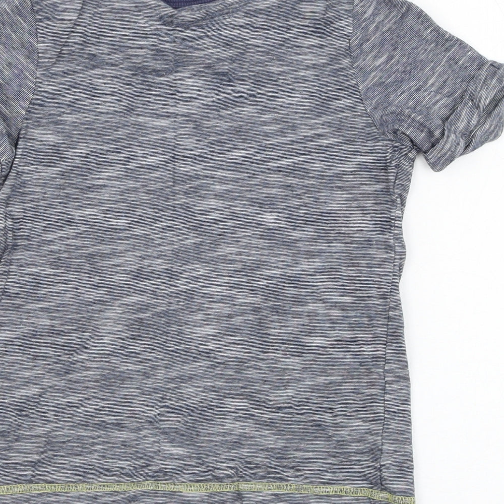 George Boys Grey  Cotton Basic T-Shirt Size 2-3 Years Round Neck Pullover - Top Dog