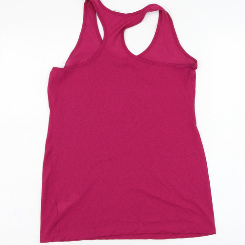 NEXT Womens Purple  Polyester Basic Tank Size 10 Round Neck Pullover