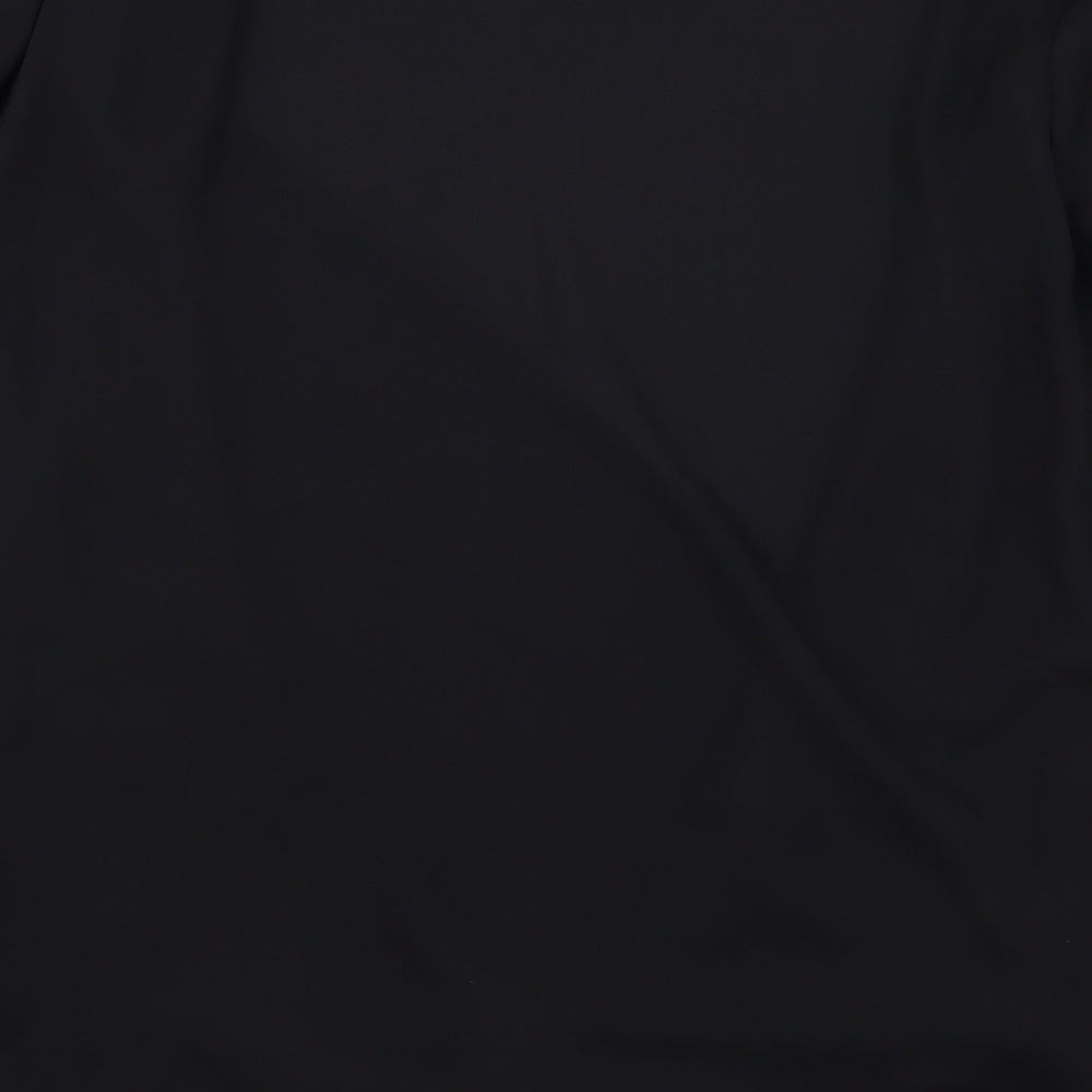 Autograph Womens Black  Polyester Wrap Blouse Size 16 V-Neck