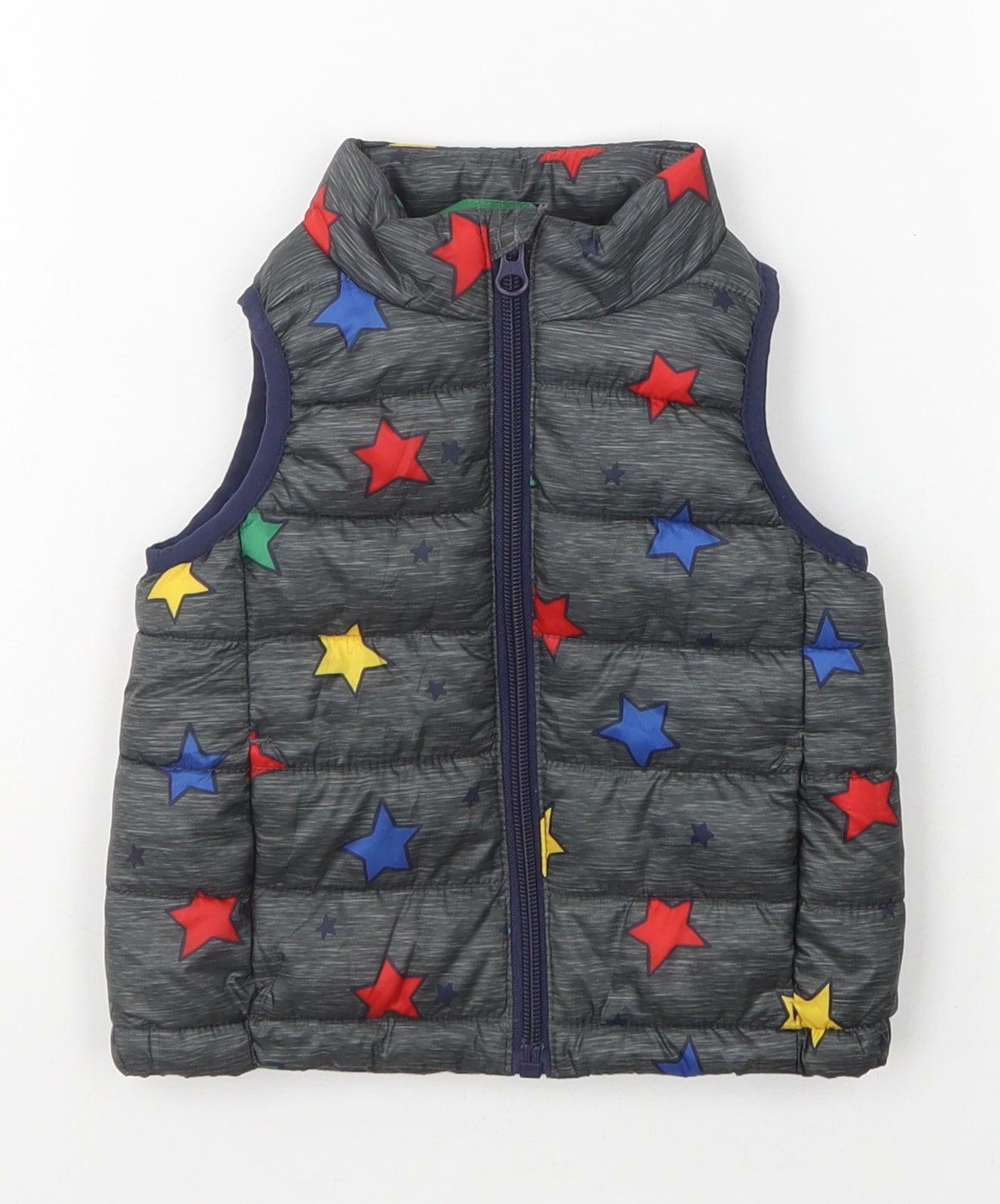 Primark Baby Grey   Gilet Coat Size 6-9 Months