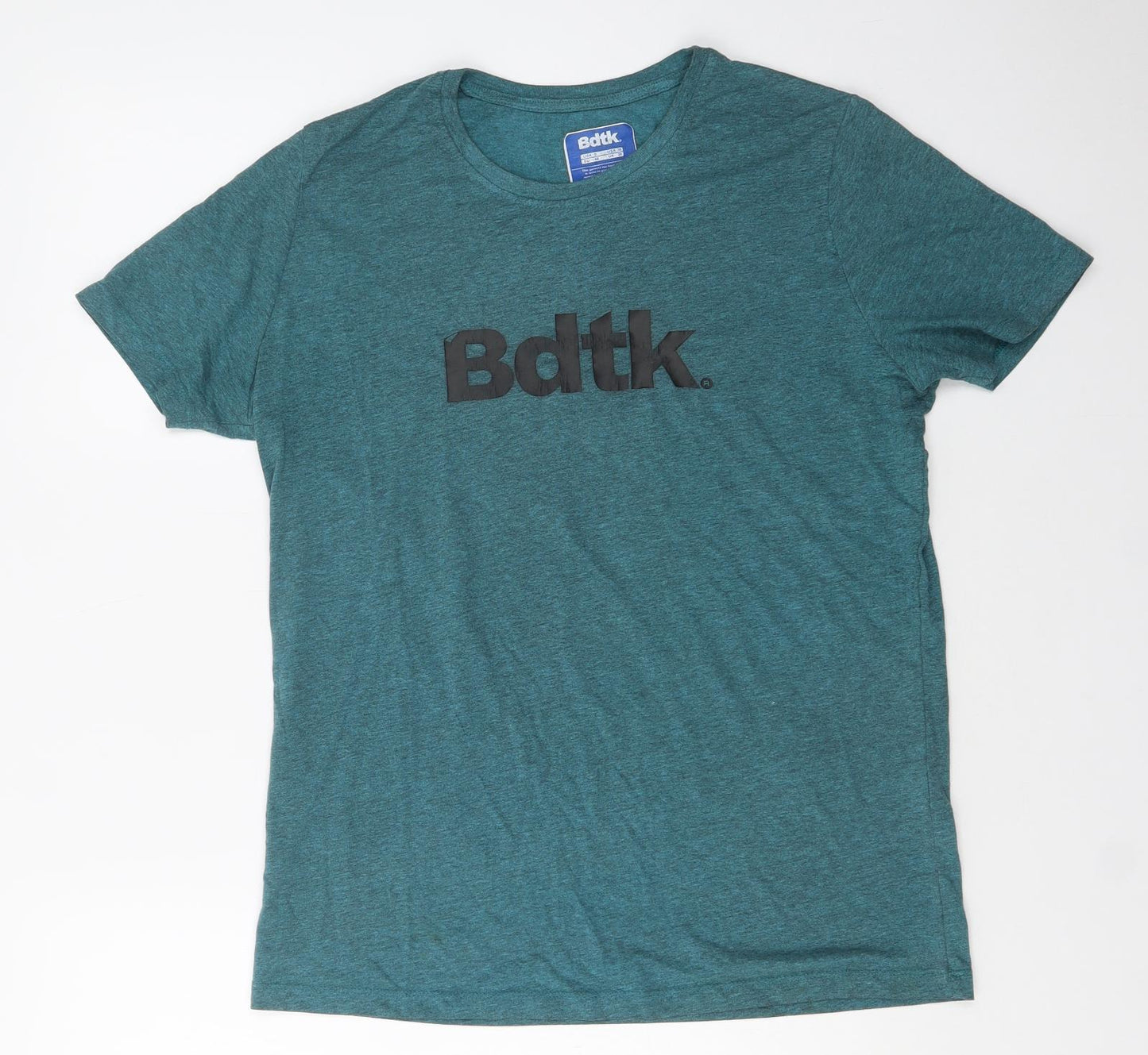 Bdtk Womens Beige  Cotton Basic T-Shirt Size S Crew Neck