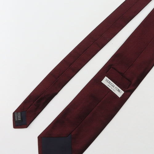 Verugia Como Mens Purple  Silk Pointed Tie One Size