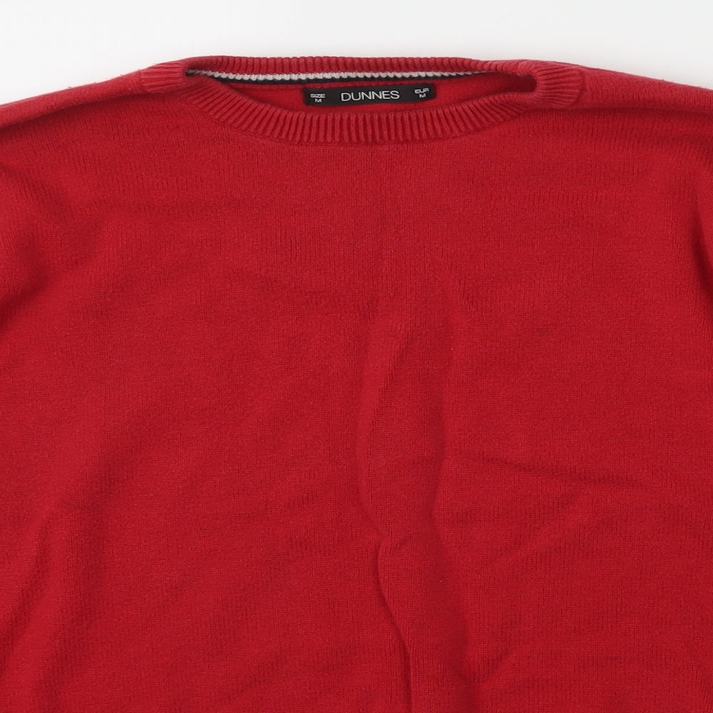 Dunnes Stores Mens Red  Cotton Pullover Sweatshirt Size M