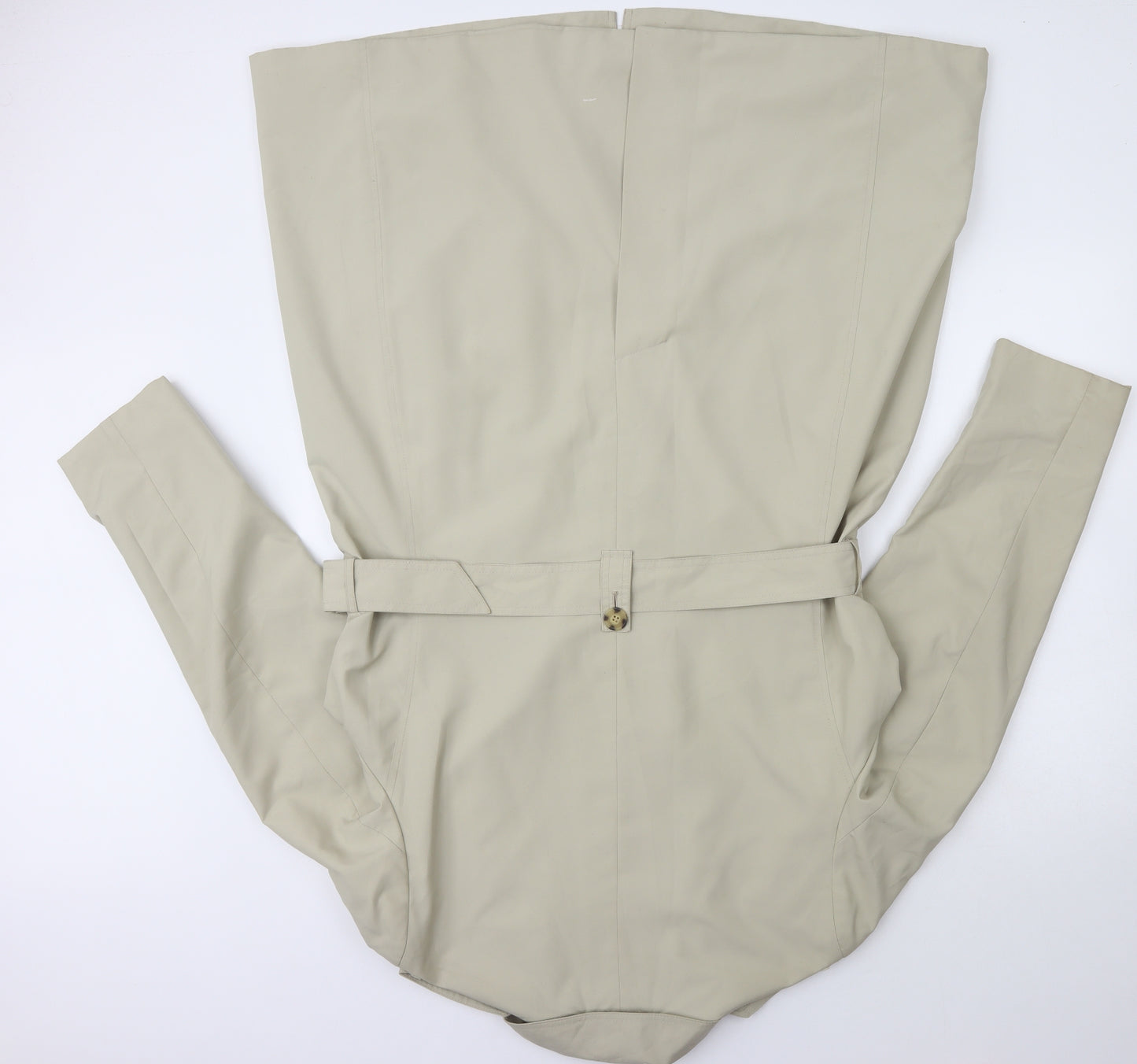 Marks and Spencer Womens Beige   Trench Coat Coat Size 14