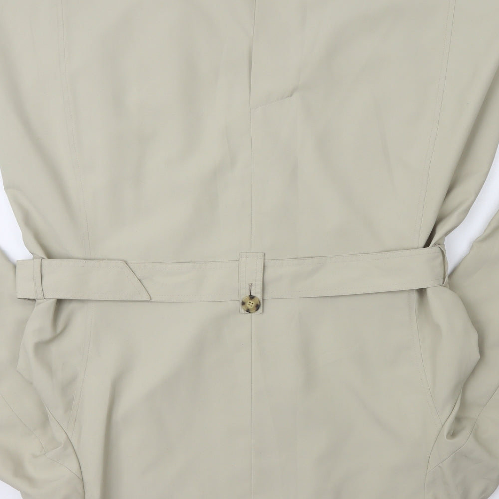 Marks and Spencer Womens Beige   Trench Coat Coat Size 14