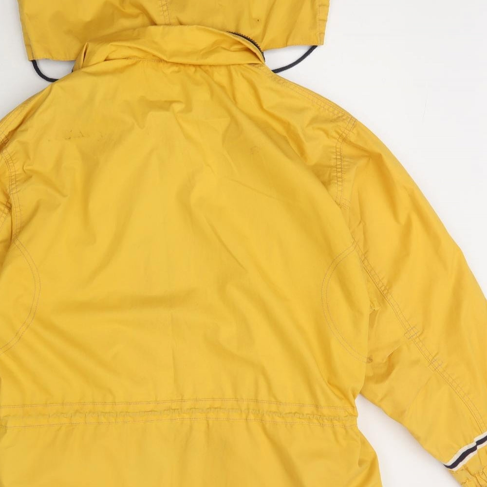 Marks and Spencer Womens Yellow   Rain Coat Coat Size 14