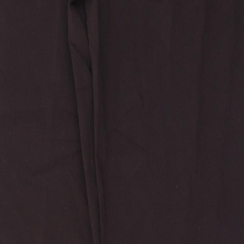 Lakeland Womens Brown  Polyester Carrot Trousers Size 10 L33 in Regular