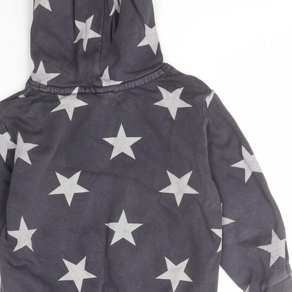H&M Boys Grey  Cotton Pullover Hoodie Size 4-5 Years