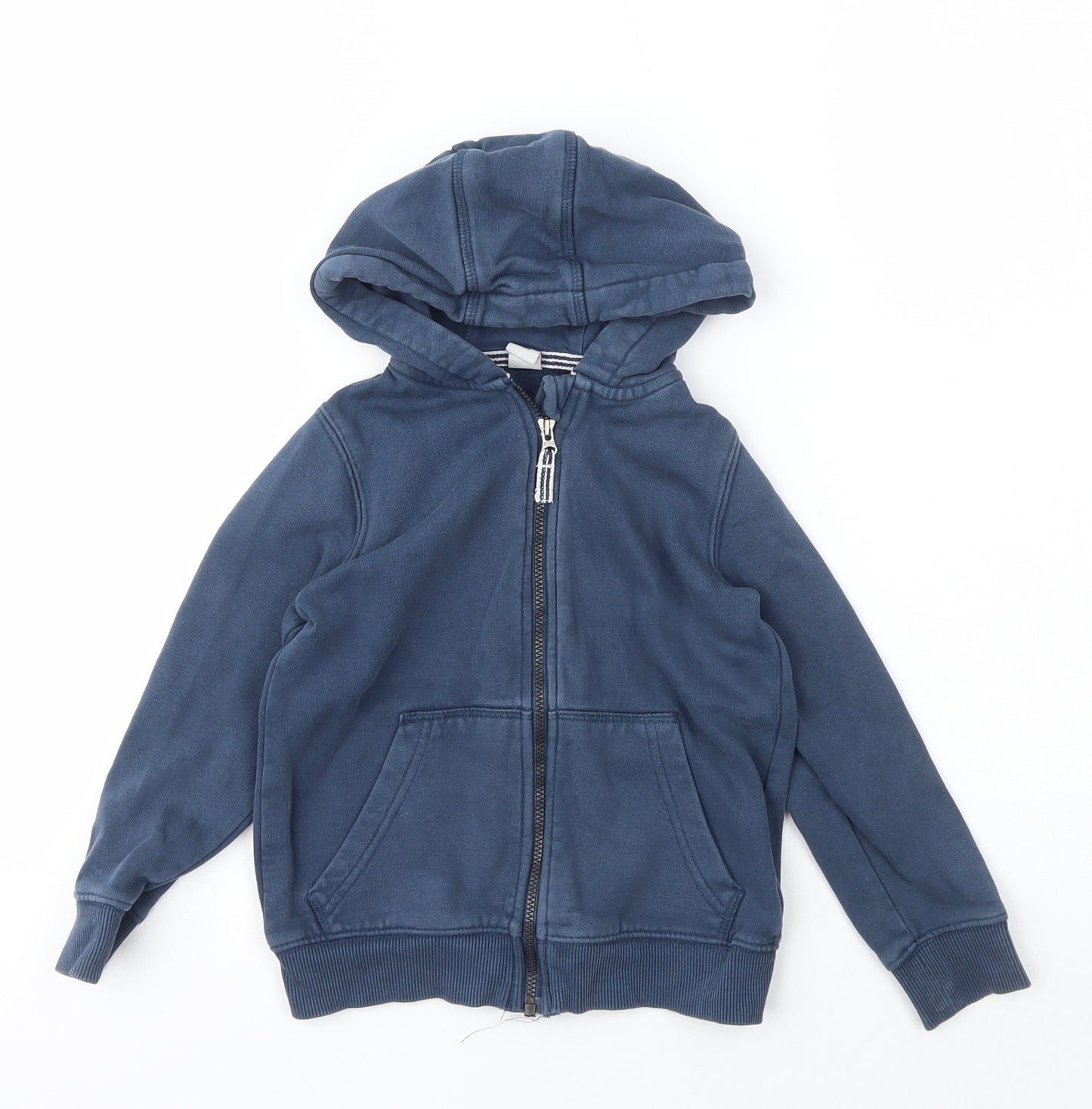 TU Boys Blue  Cotton Full Zip Hoodie Size 3-4 Years