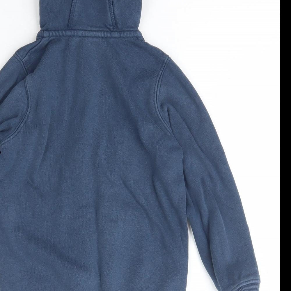 TU Boys Blue  Cotton Full Zip Hoodie Size 3-4 Years