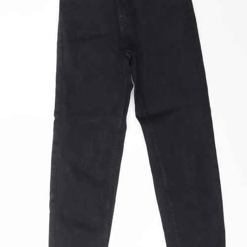 Astradivarius Womens Black  Cotton Skinny Jeans Size 8 L28 in Slim