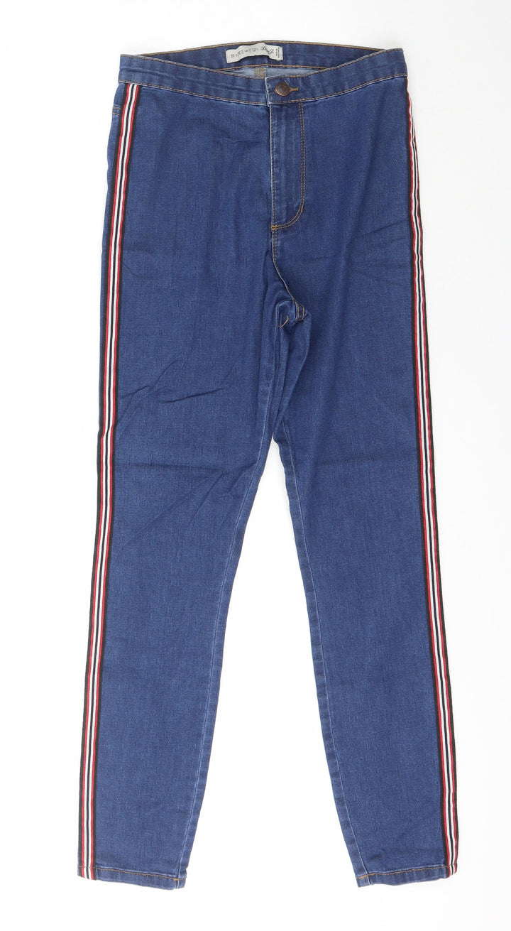 Denim & Co. Womens Blue Cotton Jegging Jeans Size 10 L28 in Slim