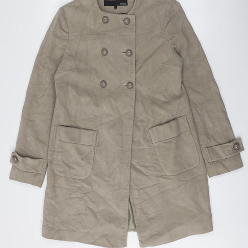 NEXT Womens Beige   Overcoat Coat Size 6