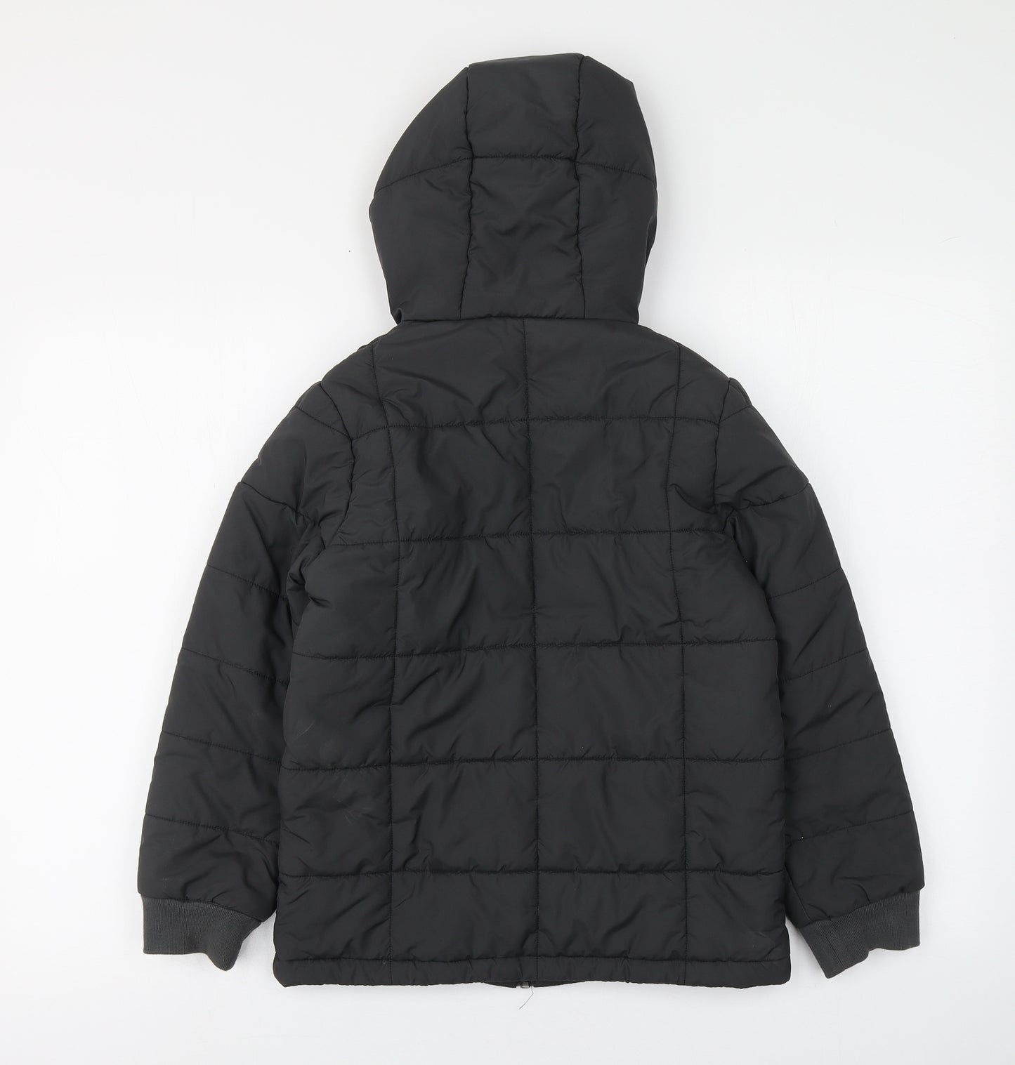 adidas Boys Black   Jacket  Size 8-9 Years