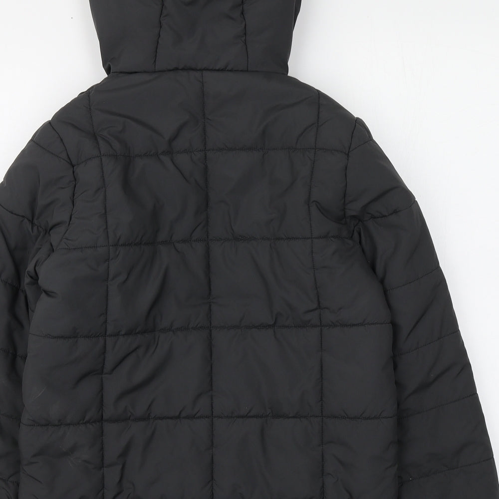 adidas Boys Black   Jacket  Size 8-9 Years