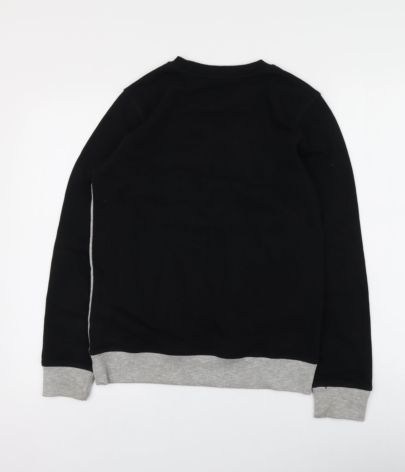 George Boys Black  Cotton Pullover Hoodie Size 13-14 Years