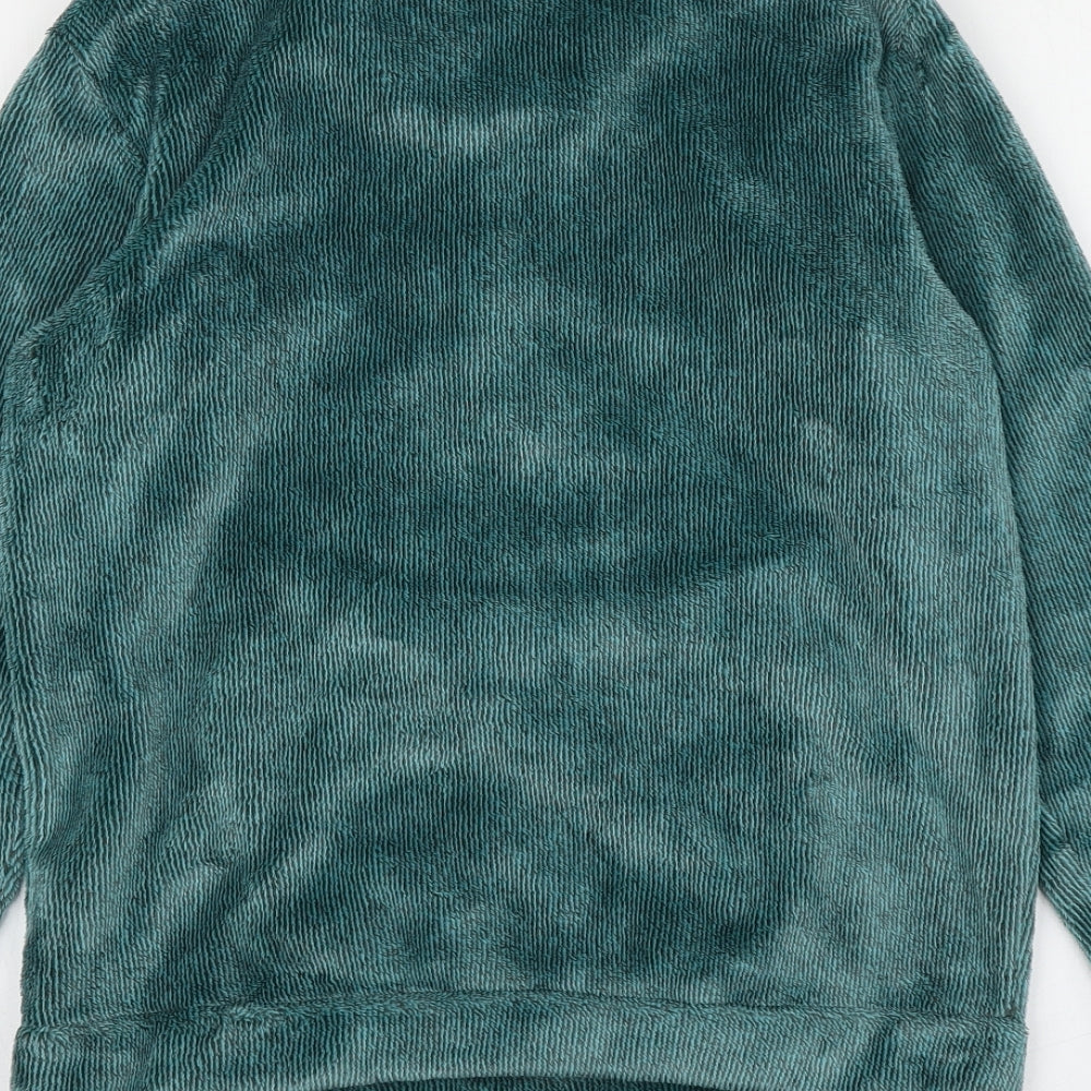 Regatta Girls Green  100% Polyester Pullover Hoodie Size 13 Years