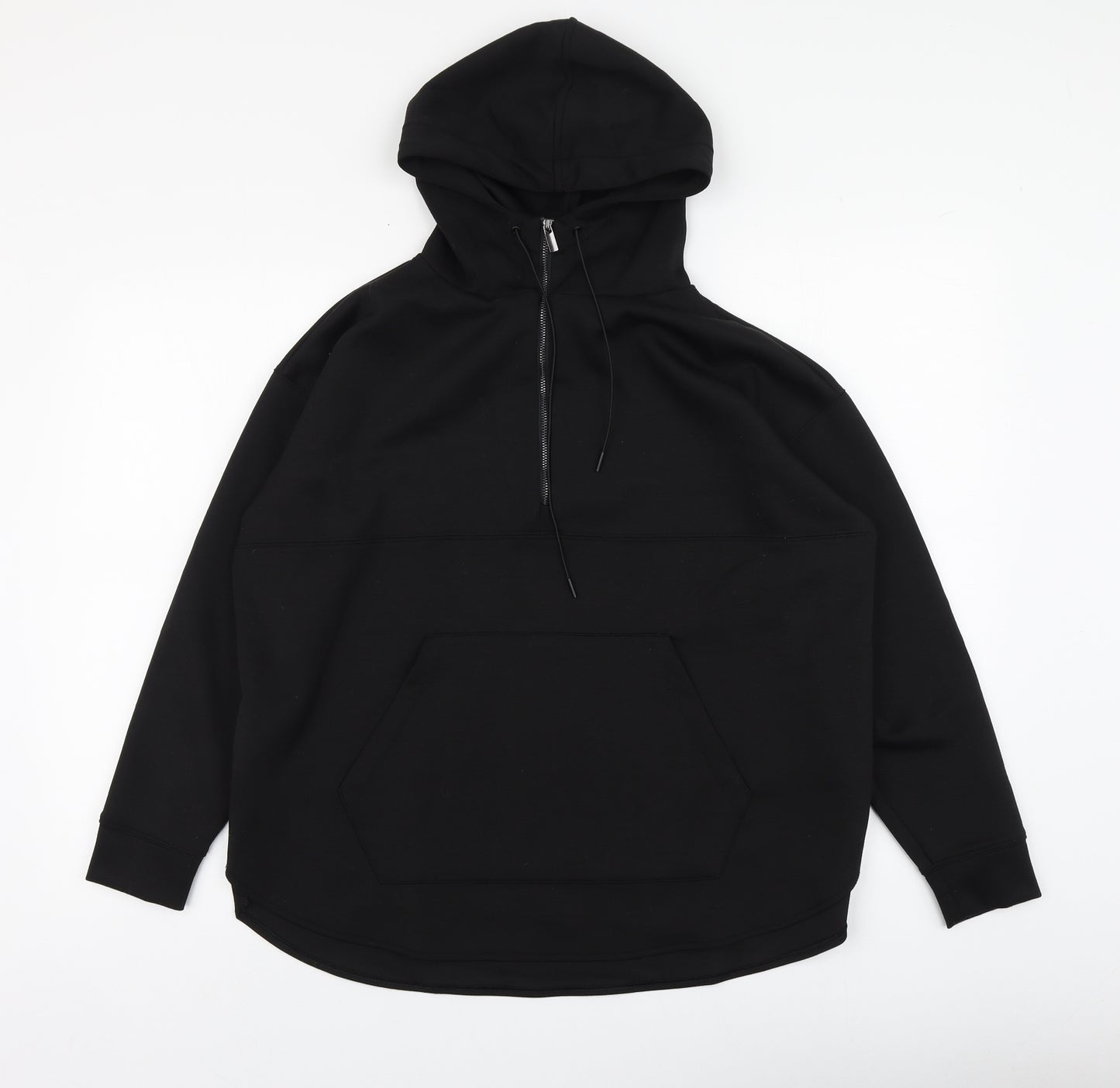 MNG Womens Black  100% Viscose Pullover Hoodie Size XS