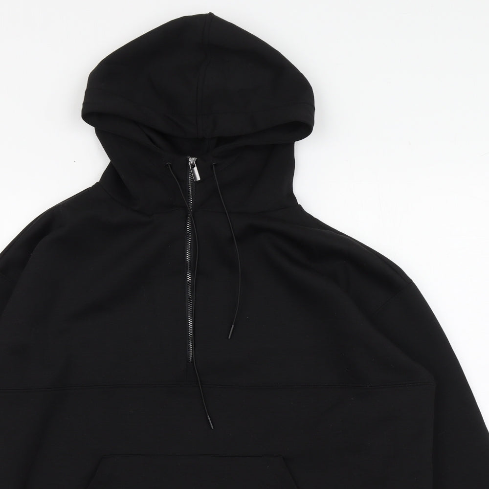 MNG Womens Black  100% Viscose Pullover Hoodie Size XS