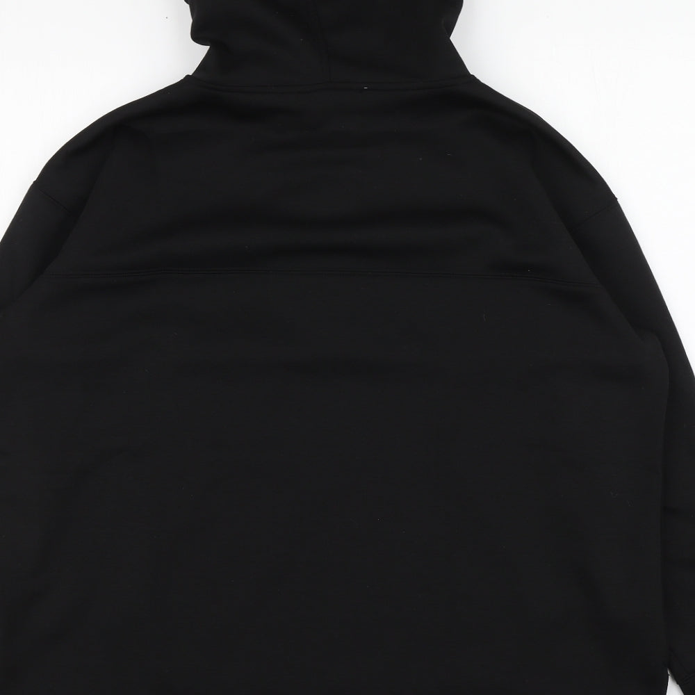 MNG Womens Black  100% Viscose Pullover Hoodie Size XS
