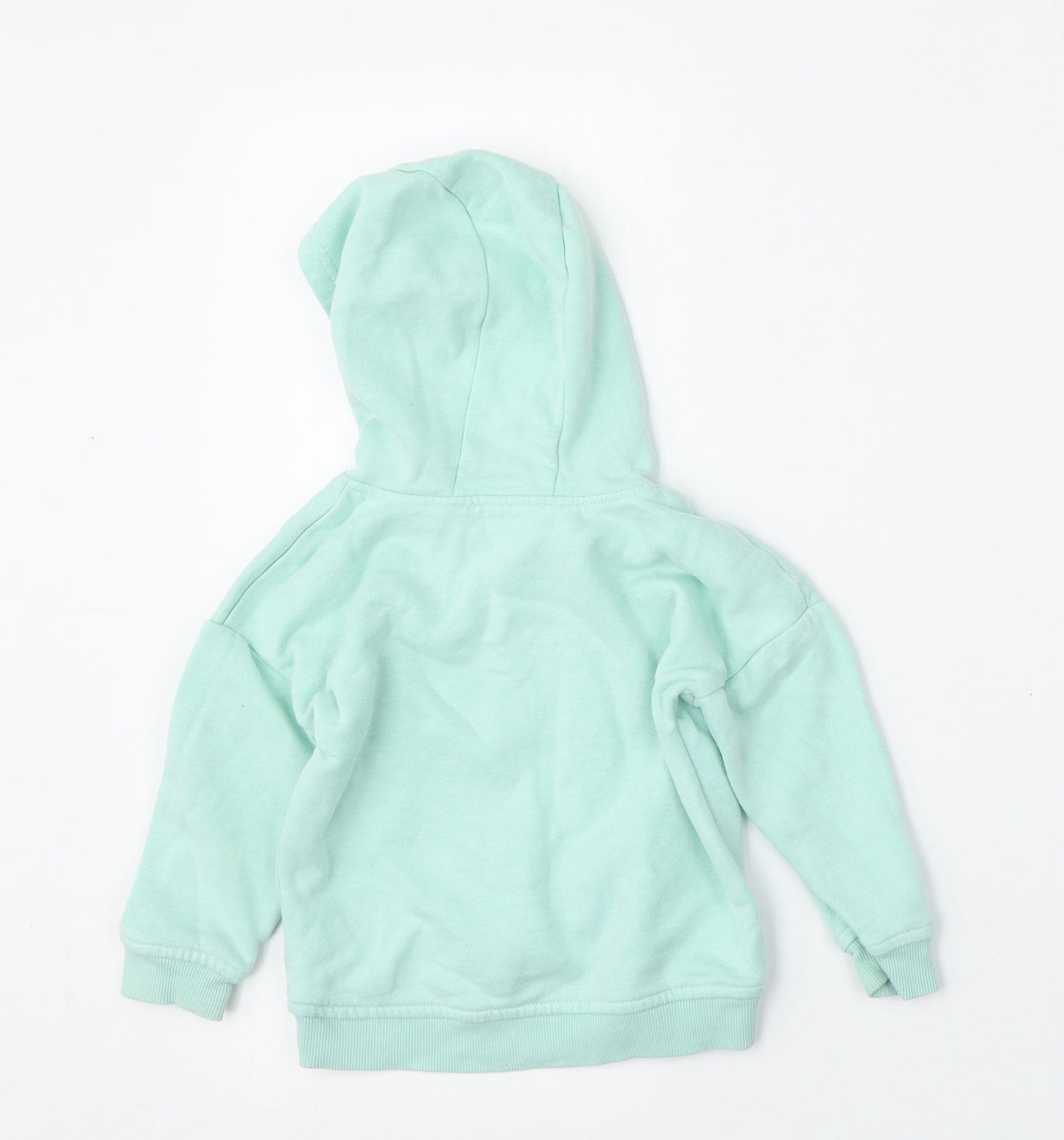 Dunnes Stores Girls Green  Cotton Pullover Jumper Size 18-24 Months