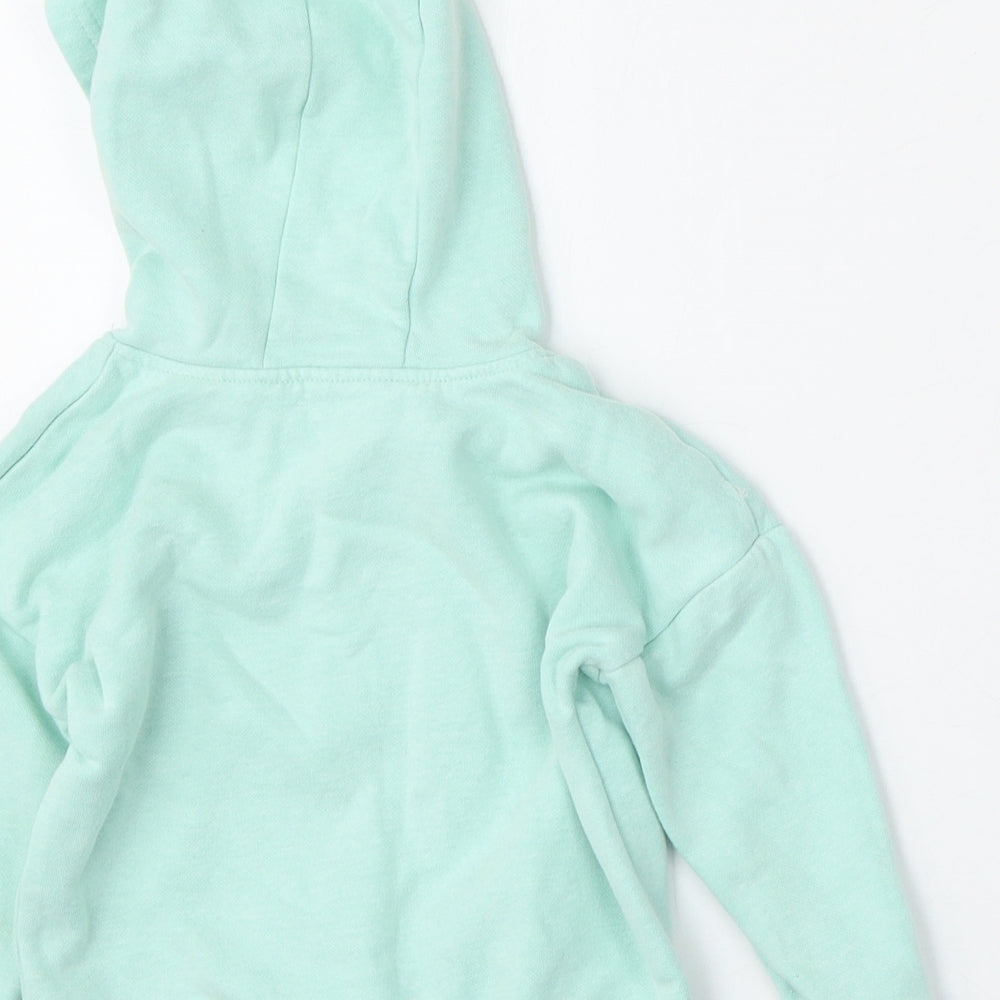Dunnes Stores Girls Green  Cotton Pullover Jumper Size 18-24 Months