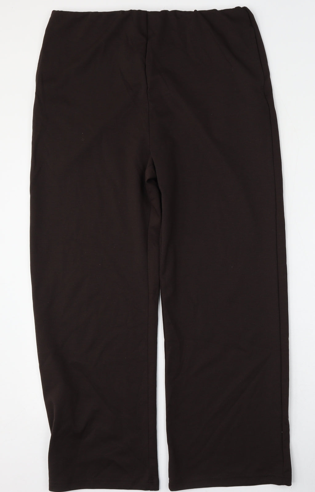 Emeliax Womens Brown  Polyester Trousers  Size 20 L30 in Regular