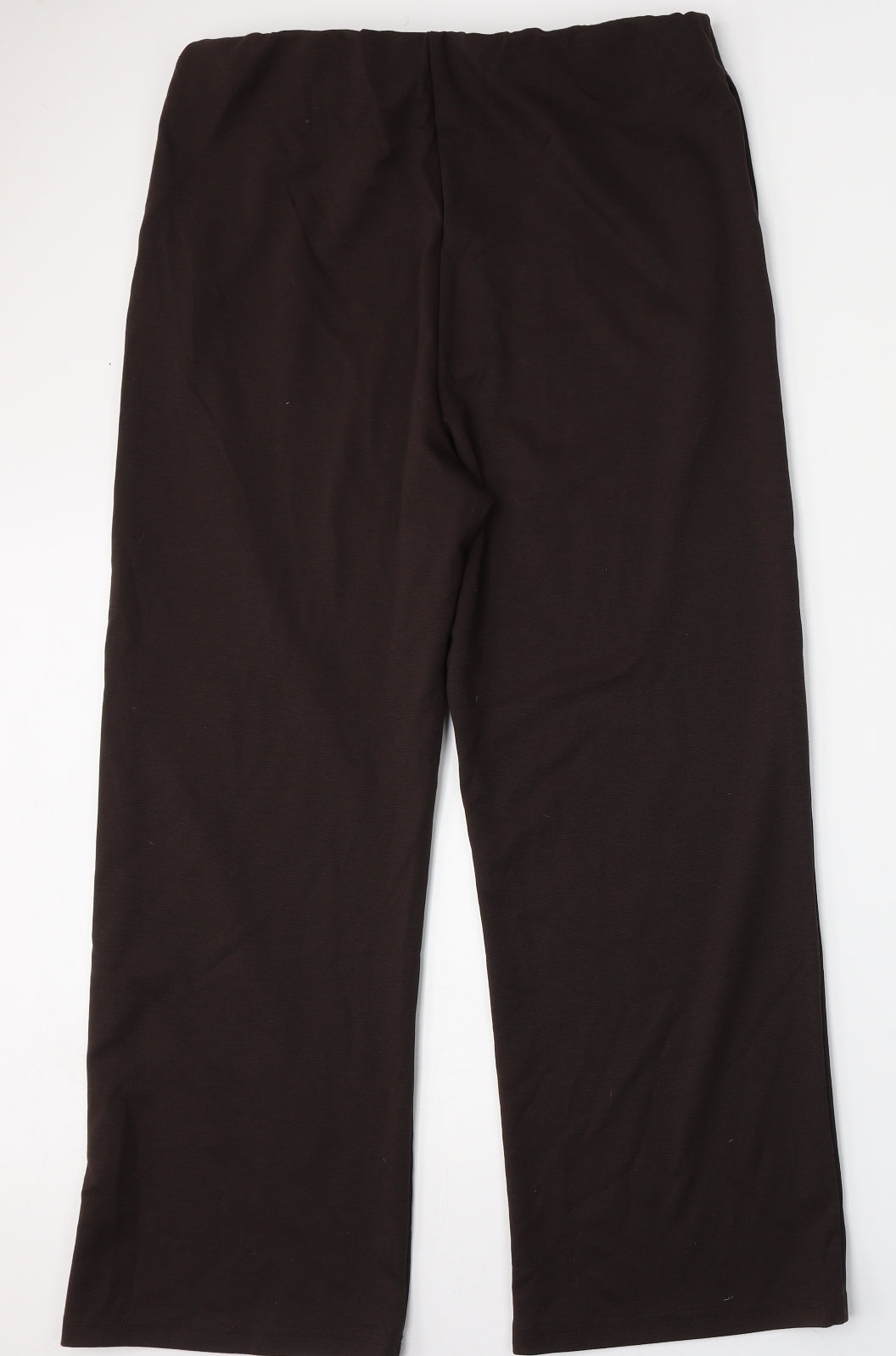 Emeliax Womens Brown  Polyester Trousers  Size 20 L30 in Regular